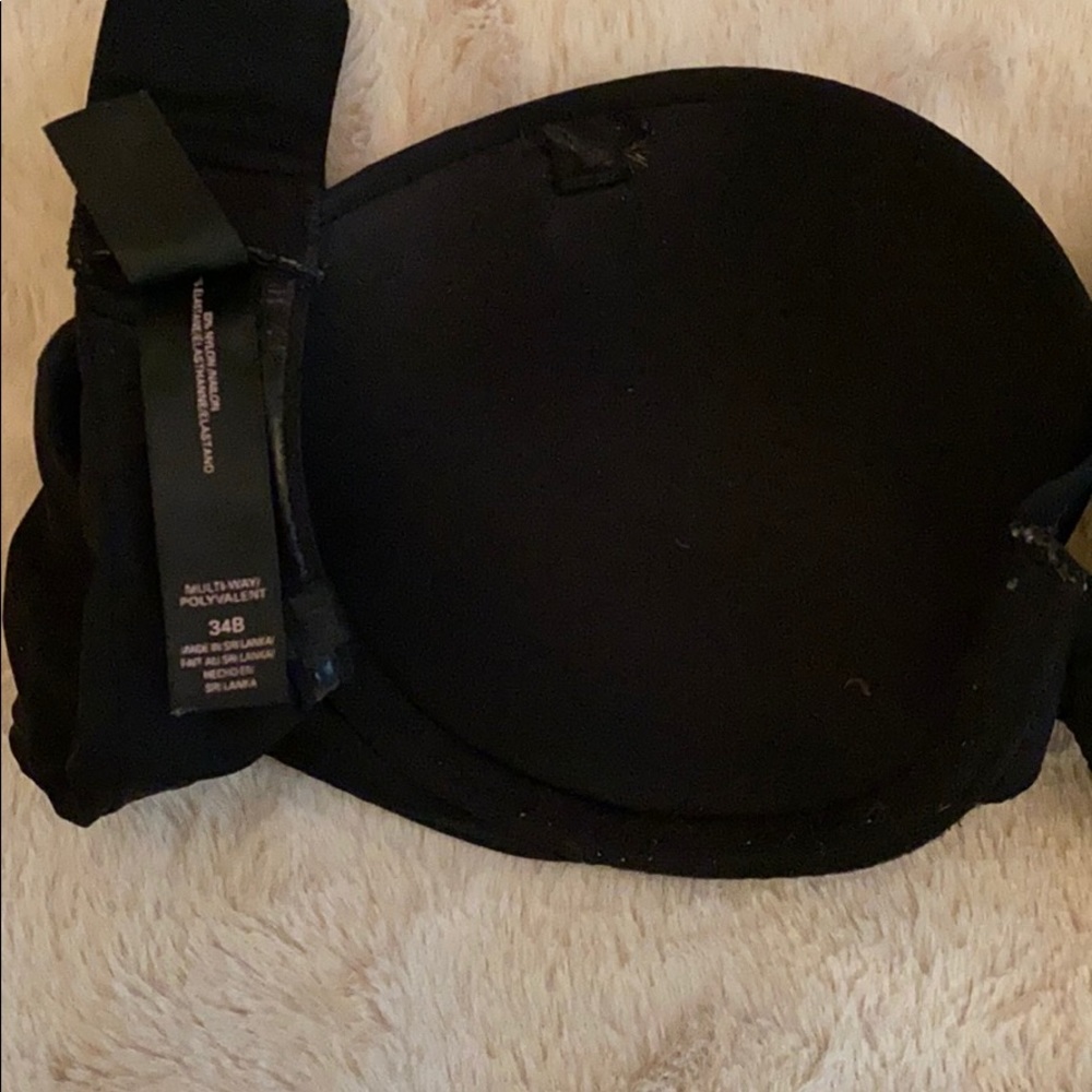 Strapless Victoria Secret Black Bra 34B - Picture 2 of 2